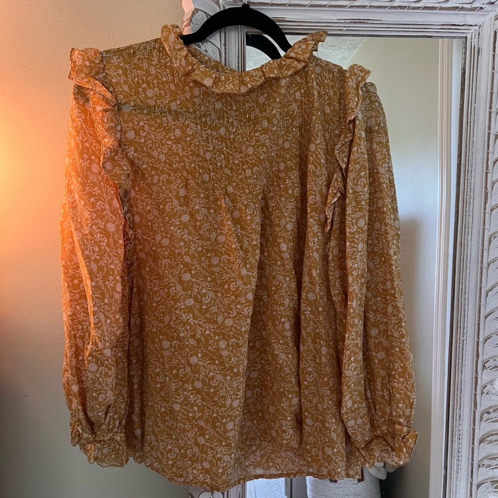 Doen Blouse in Yellow